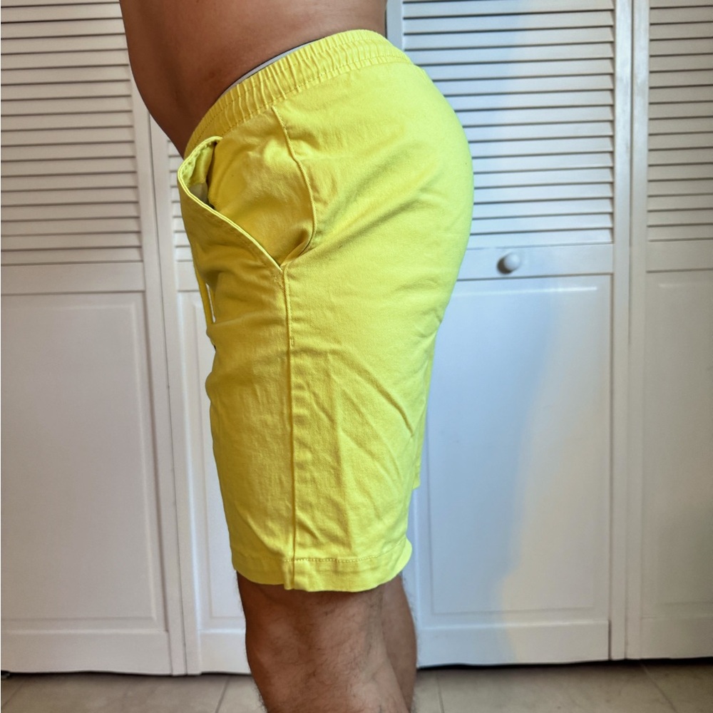 Yellow men's Shorts size S MADE IN BANGLADESH